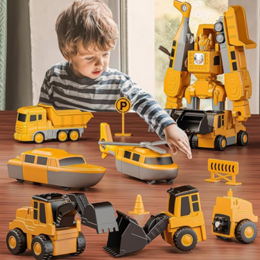 Magnetix Mundo de Construcción | Juguete Magnético Creativo Robot Transformador